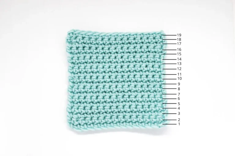 How To Count Crochet Rows