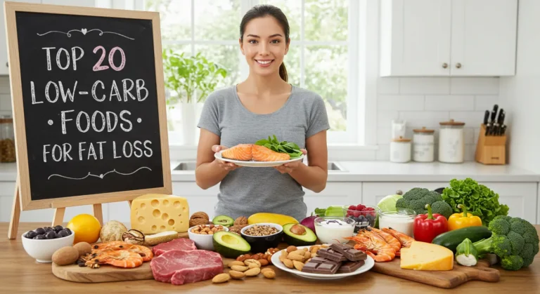 Top 20 Low Carb Foods For Fat Loss Top 20 Low Carb Foods For Fat Loss