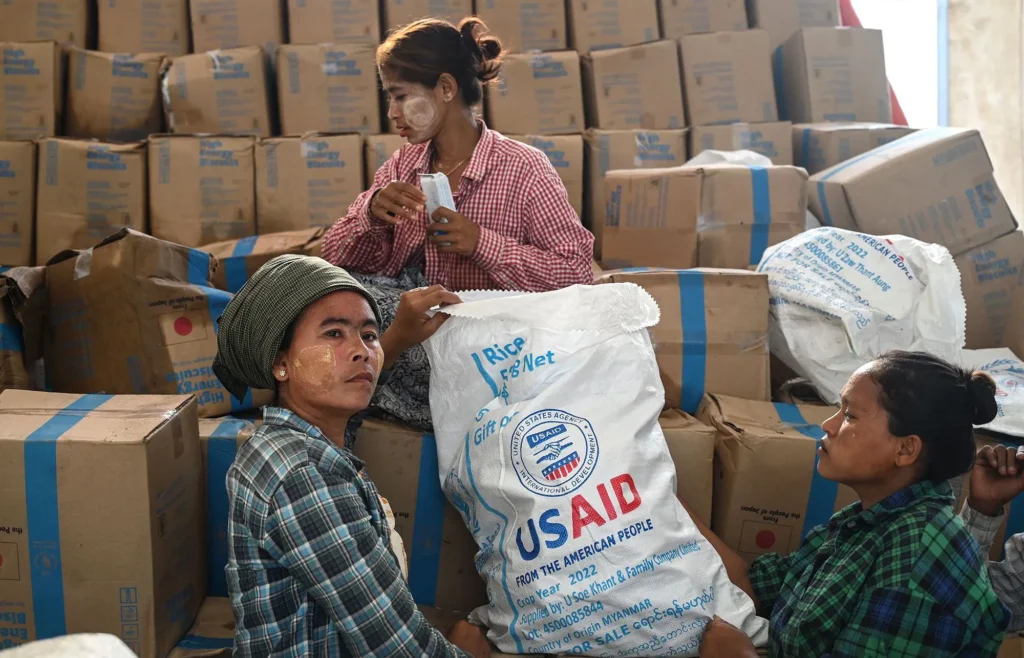 US Aid Suspension on Myanmar