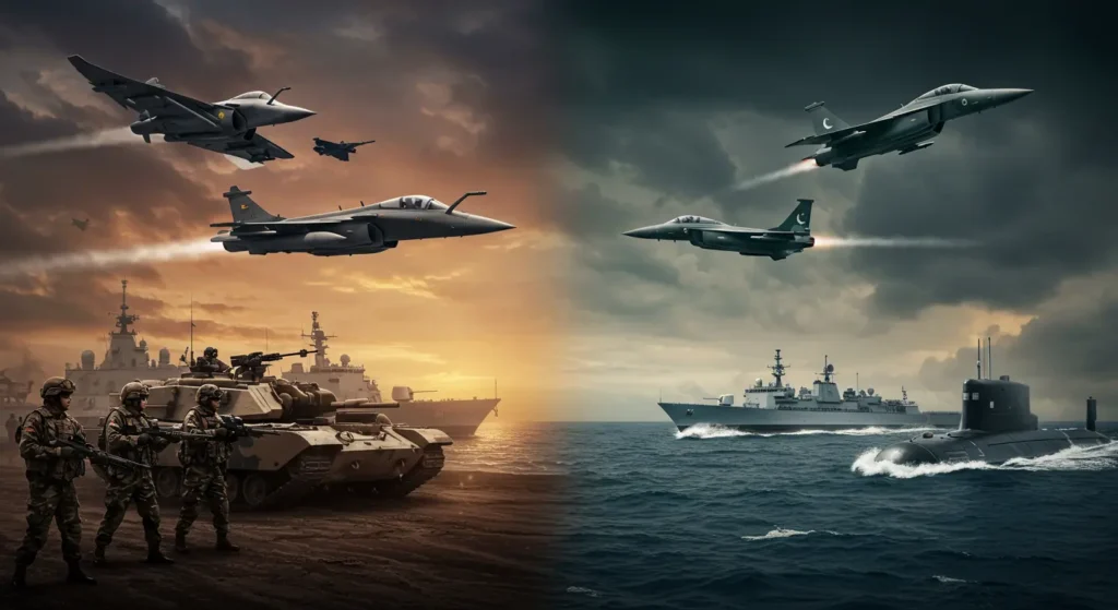 India vs Pakistan Military Power Comparison